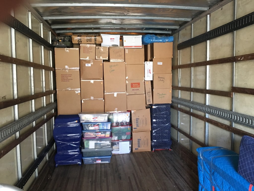 Stacking for a long distance move, moving estimate explained. 