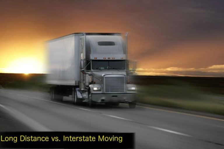 Long Distance vs. Interstate Moving