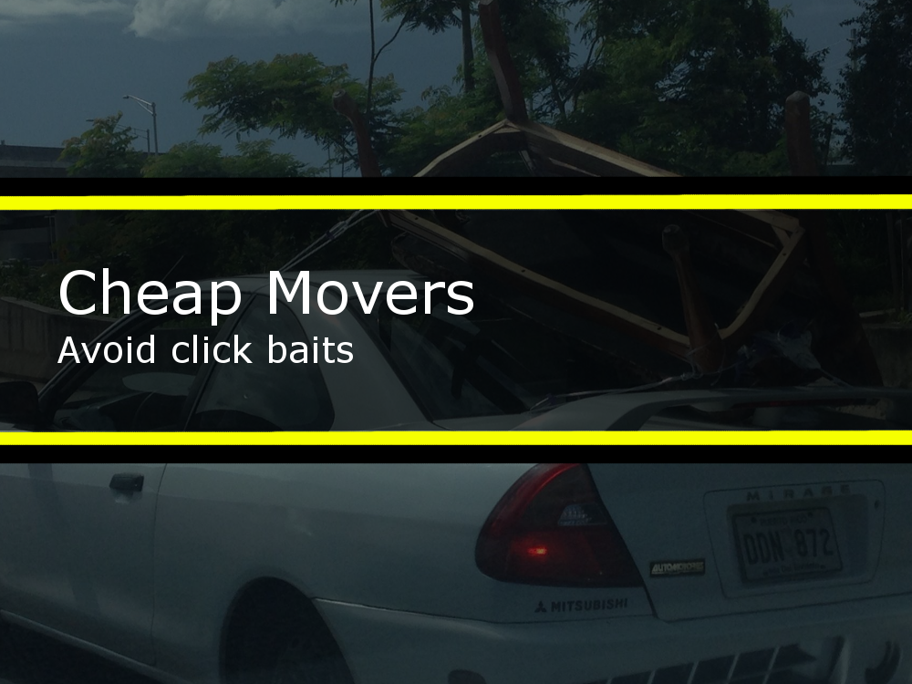 Avoid cheap movers and click baits picture