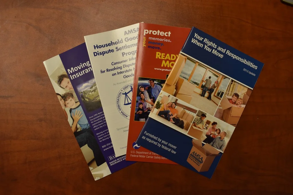 insurance booklets and know your moving rights information