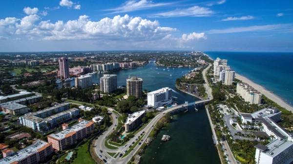 Aerial photo of Boca Raton